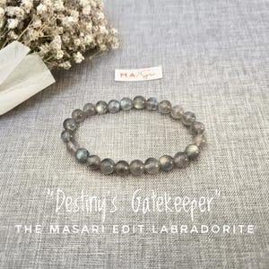 Labradorite Bracelet – Healing Crystal Jewelry for Transformation & Intuition | Energy Protection Gift | The Masari Edit