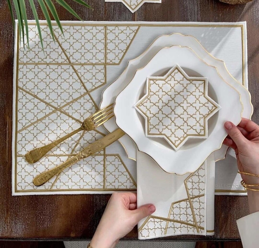 On Plate Wooden Set Ramadan Kareem 6pcs main image 0