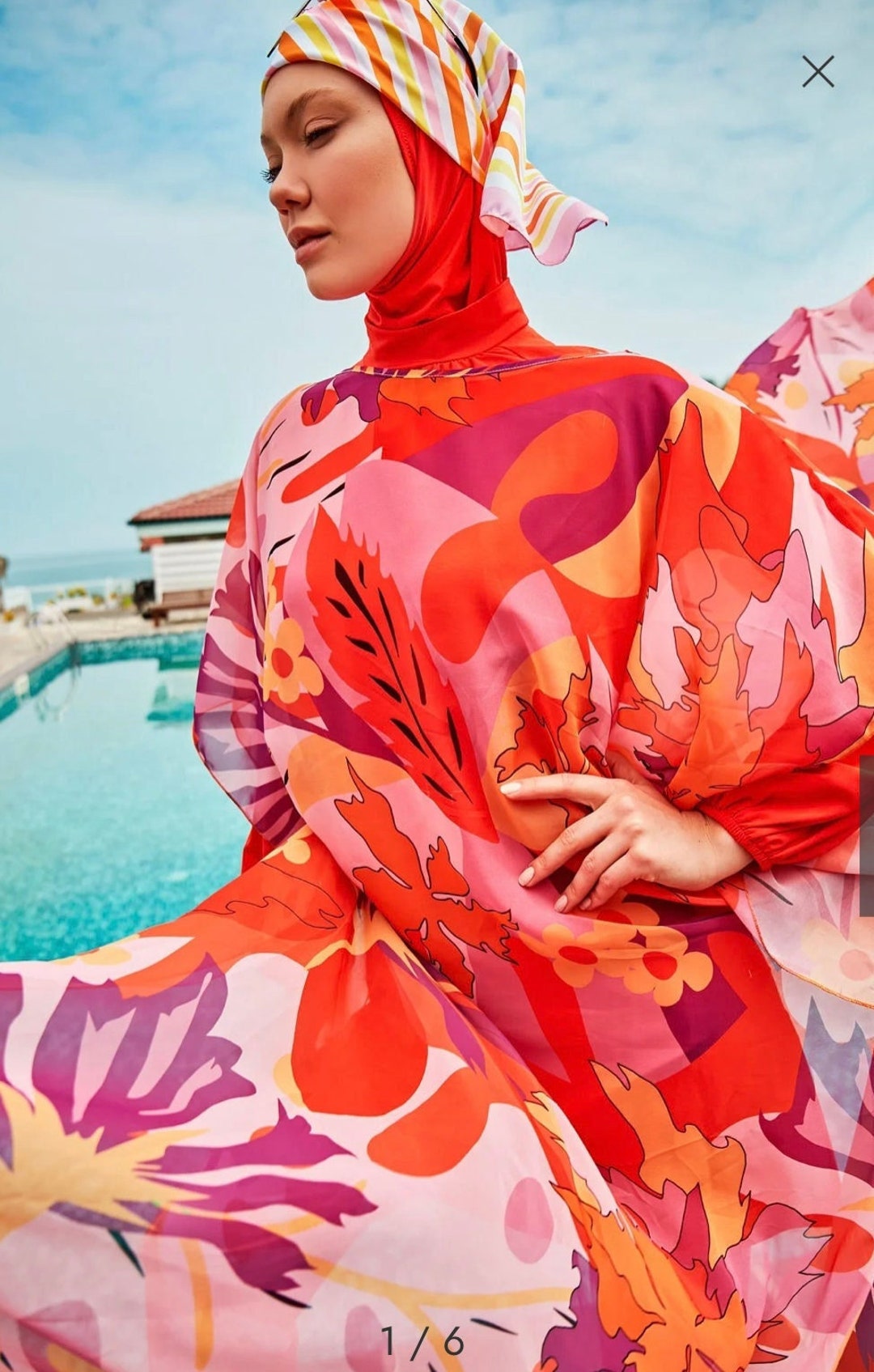 Swimsuit Women Pareo, Hijab Pareo,islamic Swimwear, Muslim Swimwear - Etsy