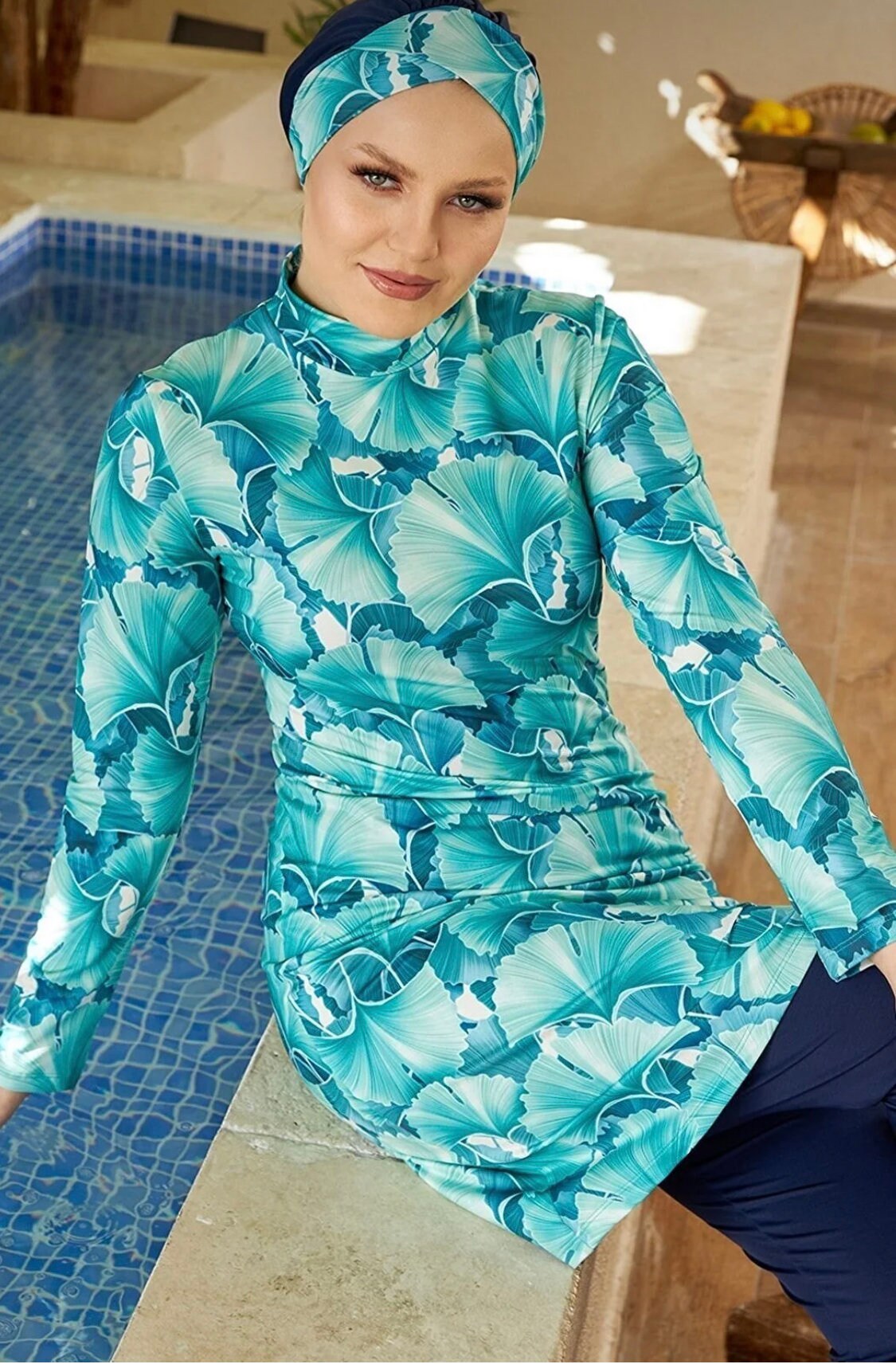 Swimsuit Women Set Hijab Burkiislamic Swimwear Muslim Etsy