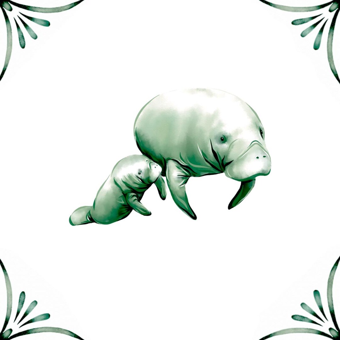 Manatee Tile Delft Green Ceramic Tile- Manatee︱bathroom Tile, Splashback, Kitchen ...