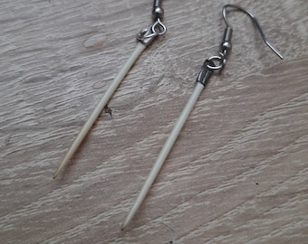 Porcupine quill earrings handmade