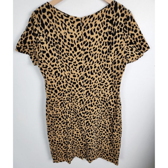 Vtg. Misty Lane Women's Sz. 12 Velvet Leopard Pri… - image 6