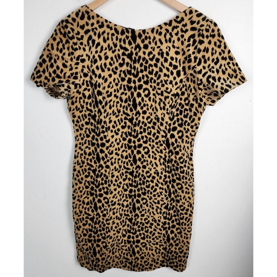 Vtg. Misty Lane Women's Sz. 12 Velvet Leopard Pri… - image 1