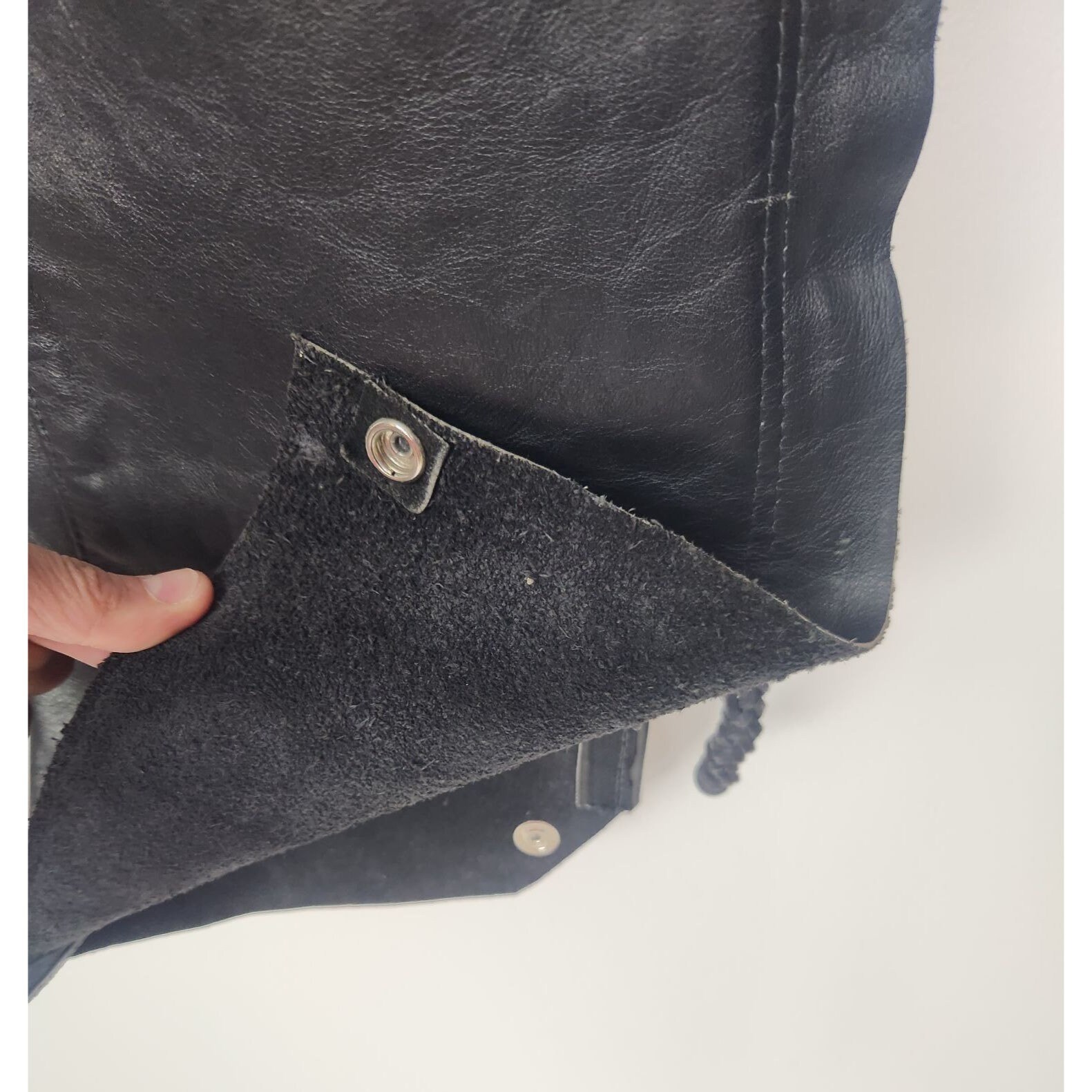 vanson ブラックレザー チャップス 24 Vtg Vanson Leathers Women's Sz. 24 Black Leather Motorcycle