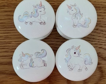 Unicorn drawer knobs, Unicorn bedroom, Nursery Knobs, Furniture Drawer Knobs. Unicorn Drawer Handles