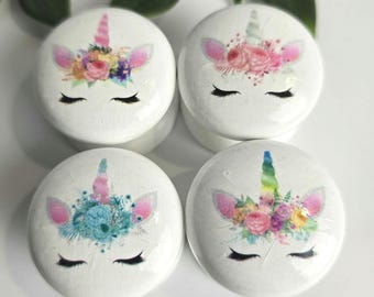Unicorn drawer knobs, Unicorn Bedroom Décor, Drawer Pulls, Drawer Handles, Nursery Drawer Handles, Kids room Décor, Wardrobe Drawer Knobs