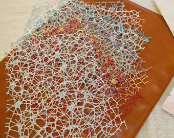 Multicolored Hollow Fishnet Decorative Mesh For Junk Journal Collage Crafts Wreath Making Floral Arrangements Gift Wrapping Textured Fabric