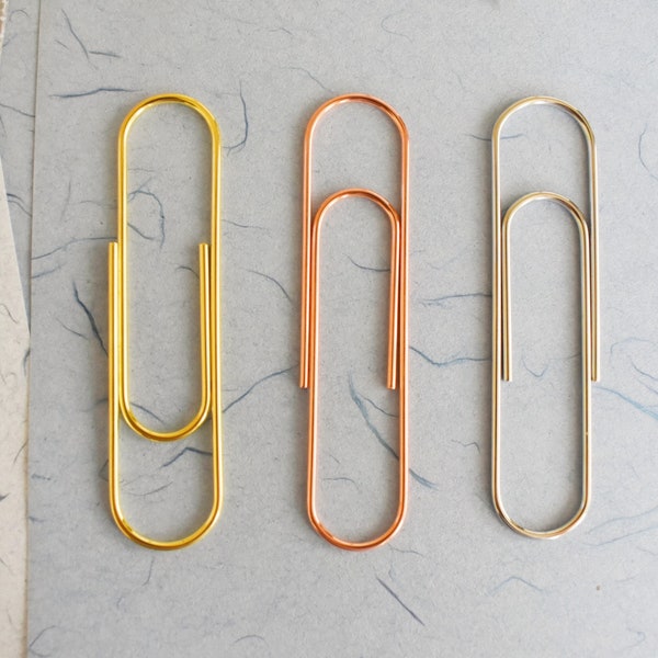 10CM Mega Large Paper Clips, Extra Large Paper Holder, Planner Accessories, Document Organization, Office Supplies, Cute Stationery