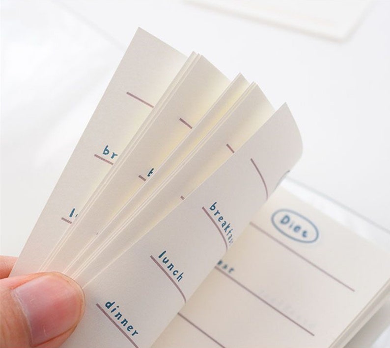 Small Filing Insert 3 Holes Mini Binder Insert Paper Inser Plastic Pocket MINI - Etsy
