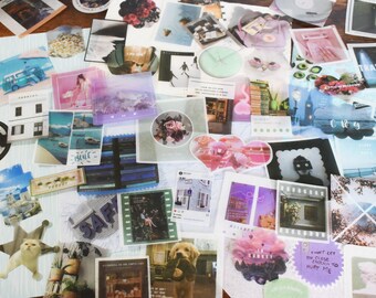 Colorful Life Themed Sticker Mystery Grab Pack, Instagram-Inspired Style Mixed Bag, Trendy Instagram Style Sticker, Life Art Journal Collage