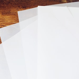 Carta velina traslucida A4, per stampanti laser/getto d'inchiostro, carta trasparente, carta da lucido per disegno, scrapbooking, creazione di biglietti, carta per feste