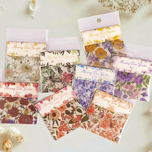 30 feuilles de papier décoratif vélin floral vintage pour scrapbooking, collage, journal indésirable, fabrication de cartes, décorations de pages, travaux manuels en papier