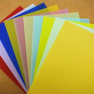 Formato A6/A5/A4, 10 fogli di carta velina traslucida colorata per album, carta decorativa, carta da lucido, arte multimediale mista, 100 GSM