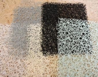 Large Size Hollow Fishnet Decorative Mesh For Junk Journal Collage Crafts Wreath Making Floral Arrangements Gift Wrapping Textured Fabric