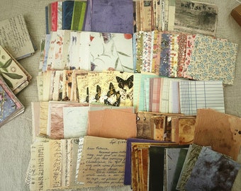 50/80 Sheets Decorative Paper Pack, Scrapbook Paper, Ephemera Paper, Vintage Paper, Junk Journal Paper, Collage Paper, Decoupage Paper