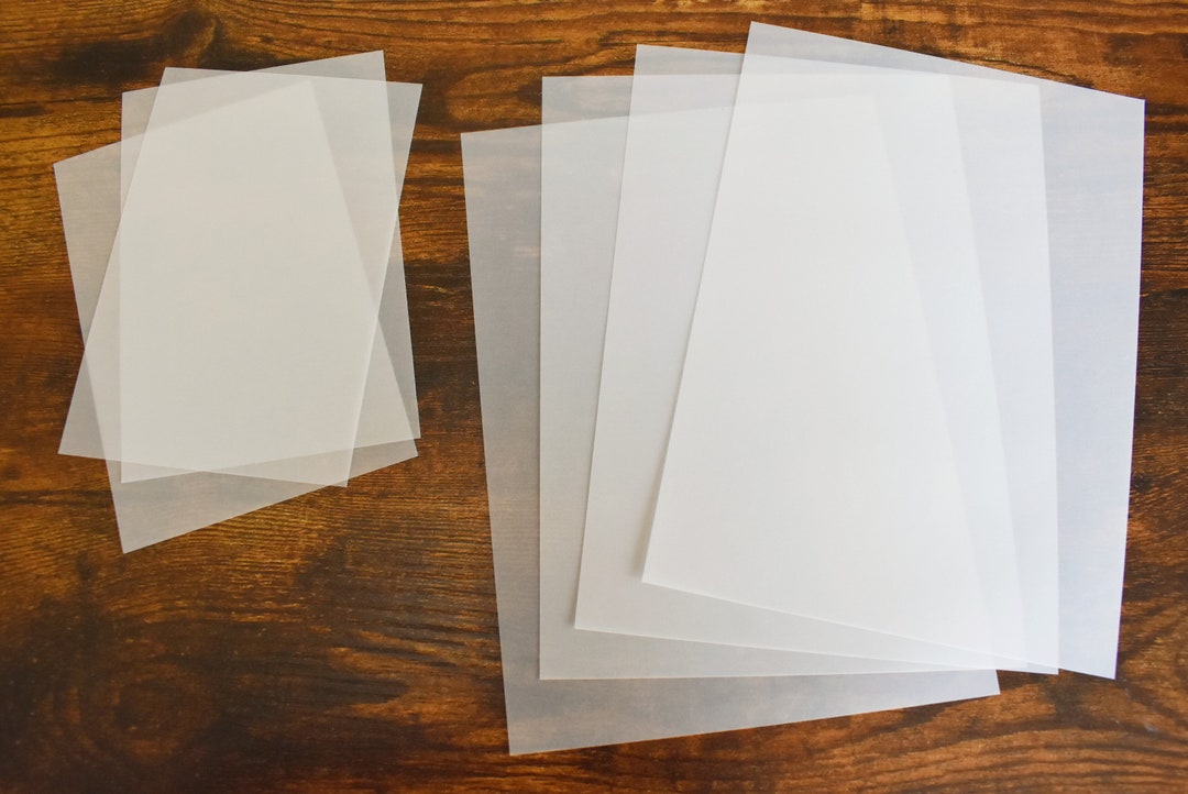 20 Sheets Translucent Vellum Paper for Laser / Inkjet Printers, Clear