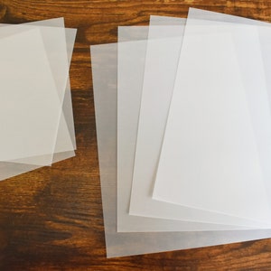 20 fogli di carta velina traslucida per stampanti laser/getto d'inchiostro, carta trasparente, carta da lucido per disegno, carta per scrapbooking, carta per diario.
