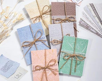Premium Craft Paper Pack, Textured Paper for Scrapbook, journal, Planner, Card Making, Tags, Junk journal, Notebook Inserts, Paper Crafts