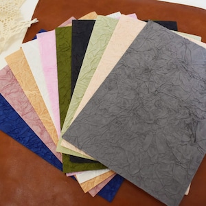 Carta ruvida a doppio strato con texture di roccia, carta artistica multicolore per progetti artigianali, decorazioni, album di ritagli, creazione di fiori di carta, confezioni