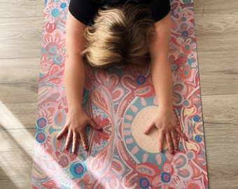 Eco Friendly Yoga Mat "You are My Sunshine"