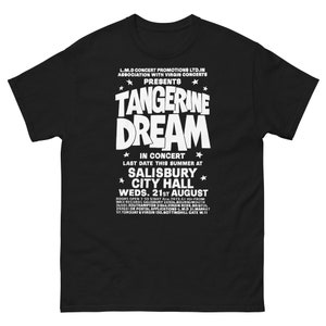 Vtg 1980 Tangerine Dream World Tour Concert T-shirt S/M Gray Vtg 1980 Tangerine Dream World Tour Concert T-shirt S/M Gray