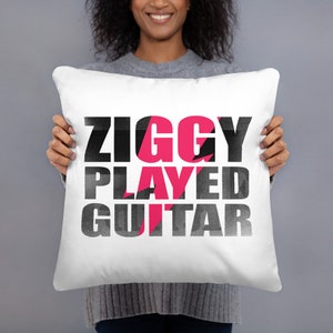 Throw Pillow / Decorative Pillow ( case + insert ) - Rock Music Cushion