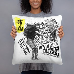 Throw Pillow / Decorative Pillow ( case + insert ) - Free Hong Kong Cushion