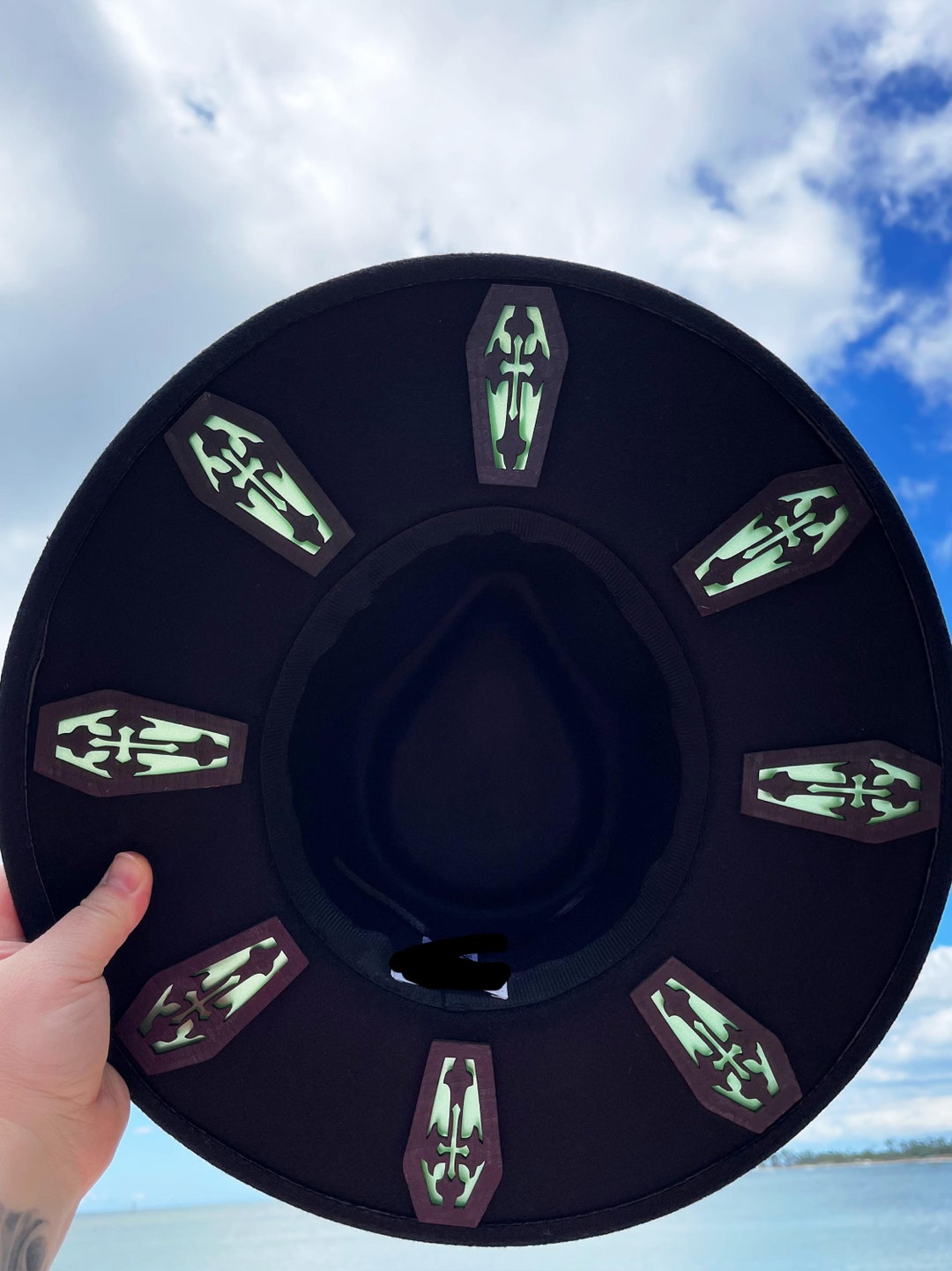 Stained Glass Hat Wide Brim Hat Fedora Hat Panama Hat Etsy