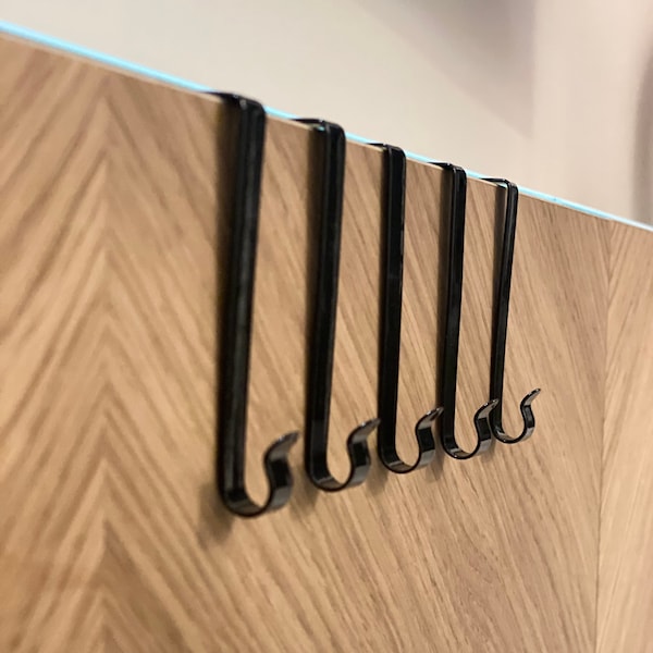 5x Window or door hooks, for hang up jacket, towels or window pictures in stainless steel, different colors