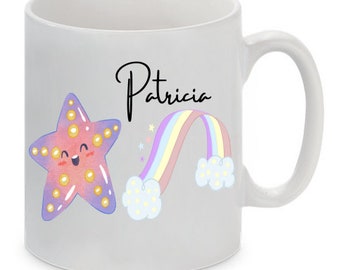 Kindertasse personalisiert, Keramik Tasse Kinder, Tasse Kinder, Kinderbecher personalisiert, Trinkbecher, Kindergeburtstag Geschenk