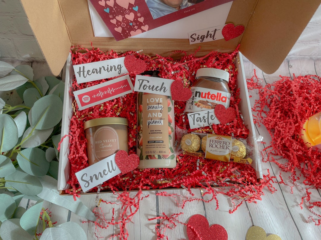 Valentine Senses Box For Boyfriend Sense Gift Box/ Valentine's Day