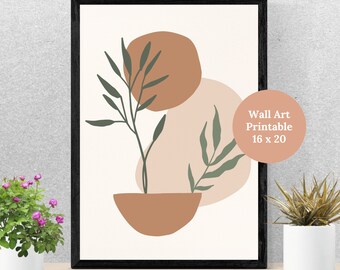 High Res Boho Print (Individual) | Minimalist Terracotta Prints | Digital Download | Printable Wall Art | Office Space Decor | Home Decor