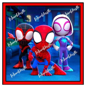 Spidey Sublimation Design, PNG , Digital Download, Digital file , Spider man, Cartoon, Kids Cartoon