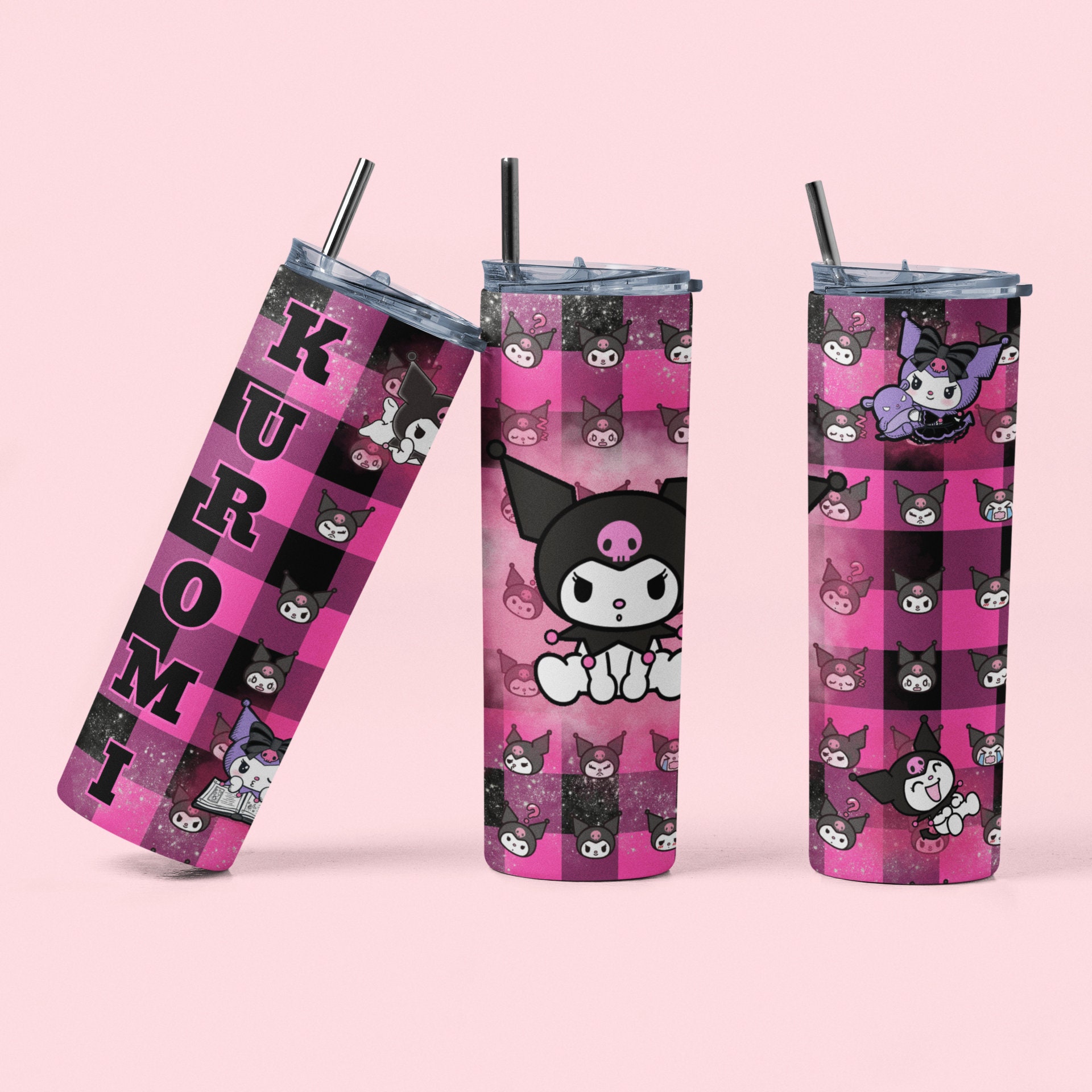 Hello Kitty Kuromi Tumbler 20oz Insulated Travel Mug Stainless