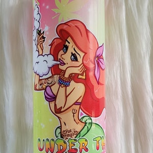The Little Mermaid , Under The Influence 20 oz Sublimation Tumbler. Tumbler sublimation, perfect for gifts