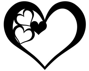 Heart plotter file - SVG