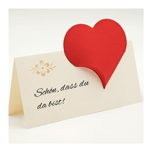 Hart Gift Box SVG Cut File met Plaats Kaart als Stand - Pillowbox / Pillow Box - Digitaal Bestand SVG