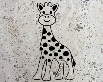 SVG Giraffe - digital file for e.B. slide transfer