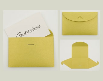 SVG cutting file box / sleeve for vouchers, no glue needed - digital file