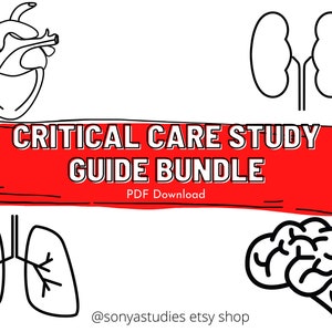 Critical Care Study Guide Bundle - Nursing