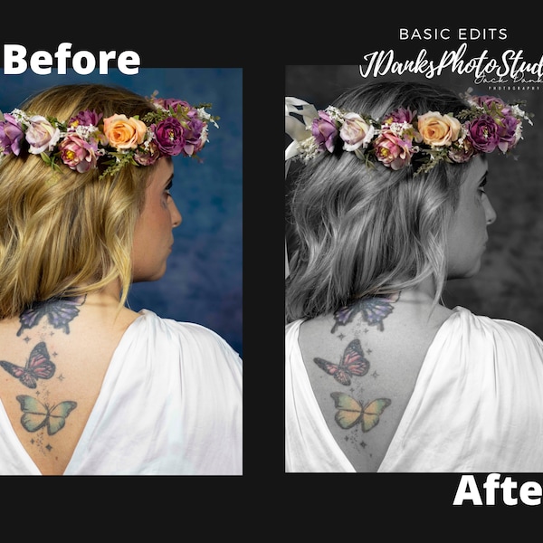 Basic Photo Editing, Image Enhancement Service, Professional Photoshop, Photo Manipulation, Blemish Removal, Colour correct, Teeth whitener