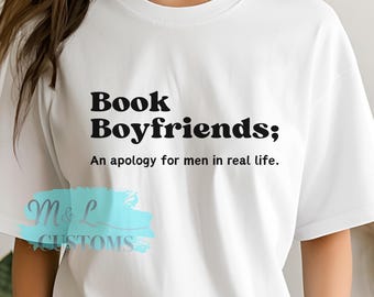 Book Boyfriends Digital File, SVG PNG