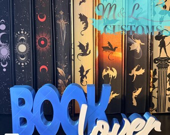 Book Lover Bookshelf Sign