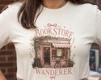 Bookstore Wanderer Shirt, Bookshop Shirt