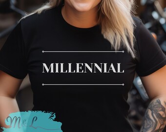 Millennial Unisex Softstyle T-Shirt, Funny Tee, Gift for Millennials