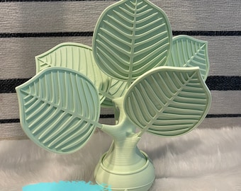 Leaf Coaster Tree 3d Printed