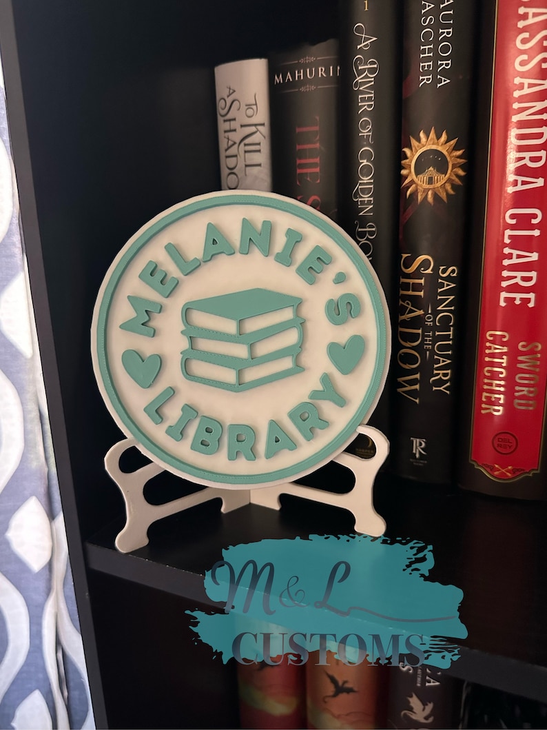 Book Shelf Decor , Library Sign , Book Shelf Sign - Etsy