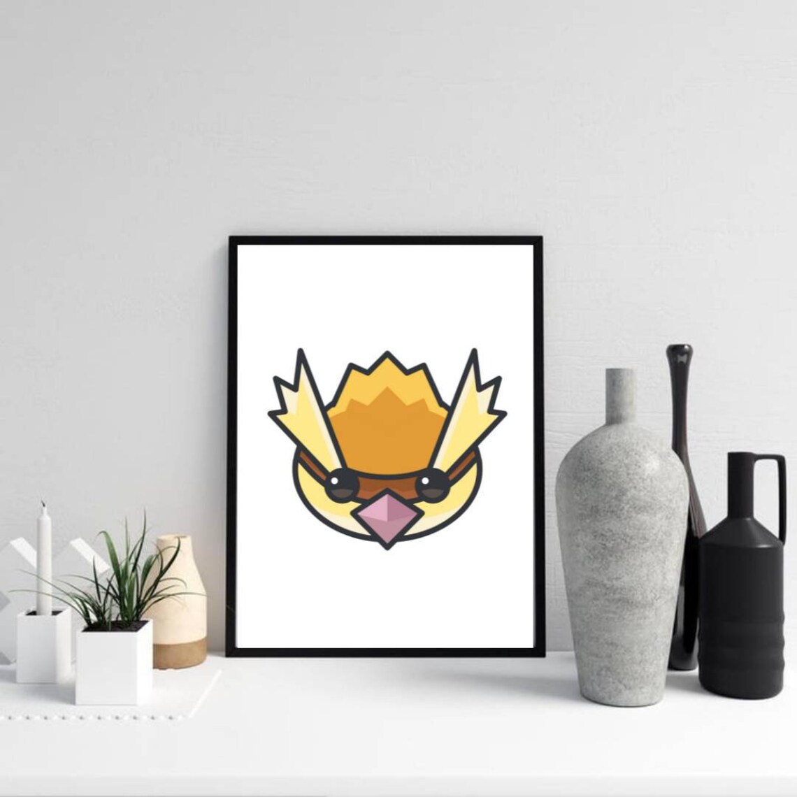 Pidgeot Pokemon Wall Art Pokemon Art Pixel Art Pokemon Etsy