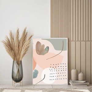 minimalist abstract art, designer wall art, preppy room decor, geometric line art, digital art, above bed art, wall art download